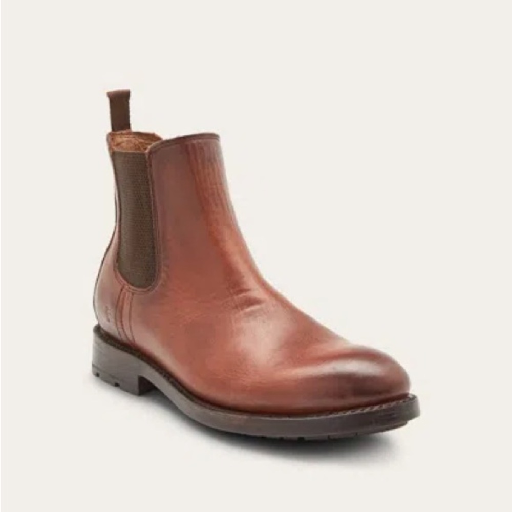Men’s Frye Bowery Chelsea Boots in Cognac size 11.5